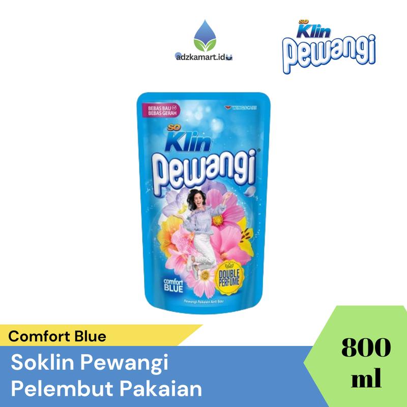Pelembut Pewangi Pakaian So Klin Pewangi Comfort Blue / Hijab Refreshing Green / Exotic Purple 4