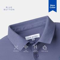 Gambar BLUEBUTTON Polo Shirt Wanita Lengan Panjang Stone Wash - Stone Wash, S dari BlueButton Kota Cimahi 5 Tokopedia