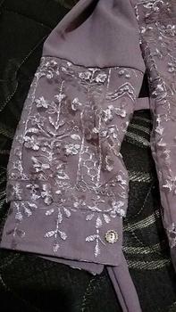 Product Review of Na Fashion- NAMIRA Dress Gamis Malaysia Kombinasi Brukat Bahan Crinkle Premium mix brokat sapto minimalis cantik mewah elegant from s**y 2