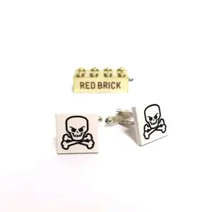 LEGO Manset / Cufflink Skull Kemeja Pria Gift