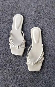 Product Review of Shoeponic ARA - Trend 2024 Sandal Wanita Comfort Alas Sol Premium Sandal Flat Hitam Dan Silver from J**✨ 0