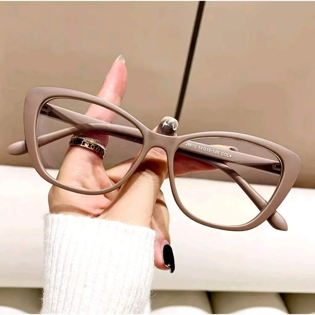 (PA034) Kacamata Minus Anti Radiasi Cat Eye anti Sinar Biru Photocromic Eyewear