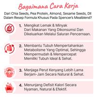 Gambar Spencer's MealBlend - Meal Replacement Tinggi Nutrisi dengan Chia Seeds & Pea Protein - Belgian Dark Choco dari Spencer's Official Store Kota Surabaya 5 Tokopedia