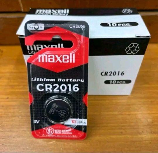 Maxell Baterai CR2016 3V Lithium Original Made in Japan untuk Jam Tangan & Elektronik Lainnya (COD)