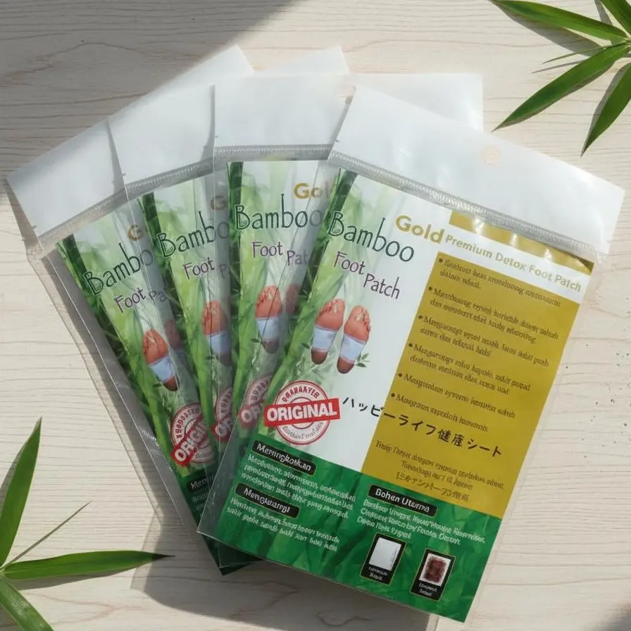Koyo Kaki Bamboo Gold Premium Isi 1 pasang - Detox Racun