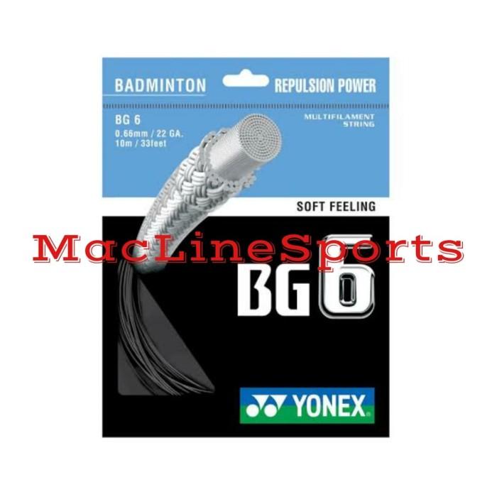 SENAR YONEX BG6 ORIGINAL YONEX STRING BG 6 MADE IN JAPAN 0