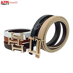 ikat pinggang wanita kulit pu sabuk gesper kecil women belt C1527 H POLOS Hitam Coklat Putih