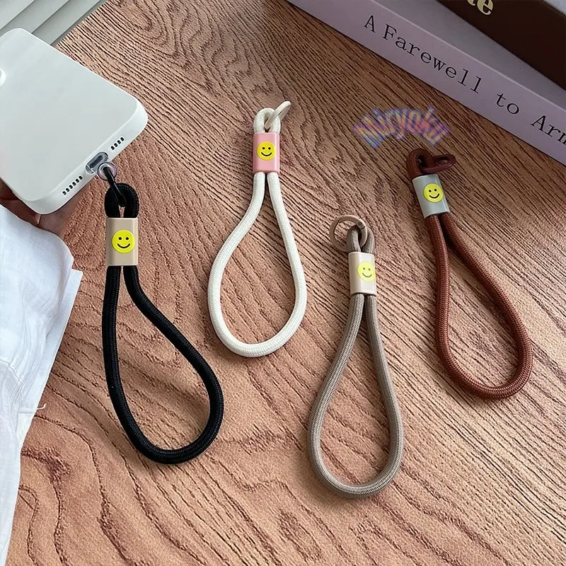 MIRYOKU Strap SMILE gantungan gelang HP universal Phone Lanyard strap mini Gantungan handphone antihilang rantai Multifungsi Korean Keychain 6