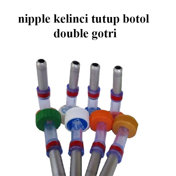 nipple tutup botol bisa ecer 1 pcs alat minum kelinci