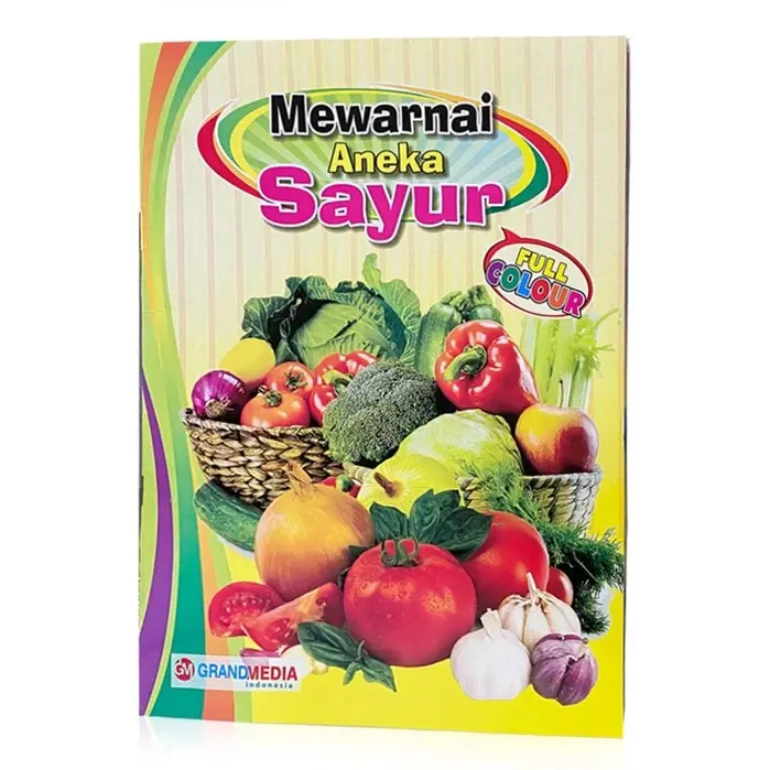 1 PAKET ISI 10 BUKU MEWARNAI Dengan Contoh Untuk Anak Ukuran Besar Full Color LM Books 5