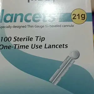 Medi Lancets 21G isi 100pc Sterile Tip One-Time Use Lancets Kualitas Medis