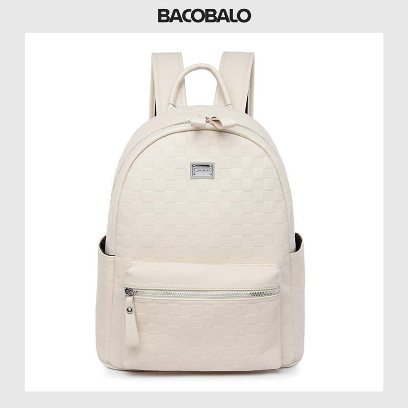 Balo Da Size 37, 40 Họa Tiết Caro Hengya 6699, 6677 Chất Liệu Da PU Hàng Quảng Châu