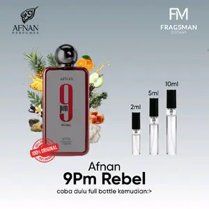 Decant Parfum 9PM Rebel - Coba Dulu, Jatuh Cinta Kemudian!