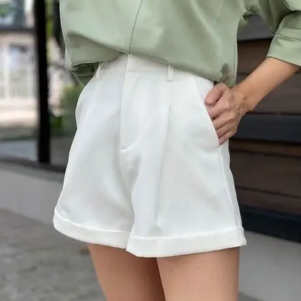 #88 Hotpans Celana Pendek Wanita Korean Styell Shorts Bahan Jatuh 1
