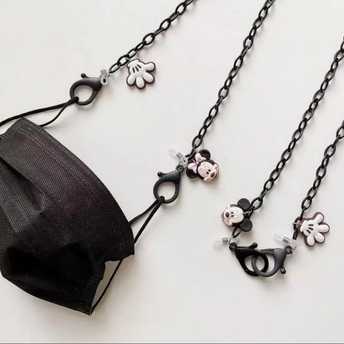 Strap Mask/Tali Rantai Masker/Kacamata Hiasan Mickey Minnie Mouse 4