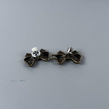 Product Review of Bowknot Waist Buckle Detachable Pant Clips Jeans Button Snaps Adjustable No Sewing Waistband Tightener Clothing Accessories from G**t 1