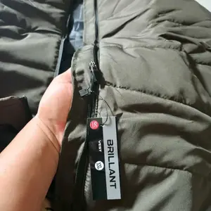 Brillant - Grizzly (2) Rompi Pria Dewasa Polos Warna Garis Hitam Navy Army Orange Oren Ukuran Size M L XL XXL Jaket  Vest Bodyvest Mantel Motor Bikers Bahan Soft Parasut Despo Dacron Tebal Lembut Pelindung Dada Anti Angin Furing Korea Ori Pine Regular