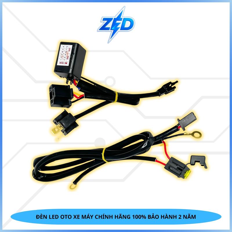 Mạch Nguồn Bi Cầu Mini LED H4, Ổn định dòng điện cho các bóng đèn pha LED chân H4 lắp Zin công suất cao, Dùng được cho tất cả các xe Mô Tô - Xe Máy, Phụ tùng xe máy