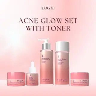 [PAKETAN] SERUNI Paket Acne Glow Set with toner Acid Berjerawat