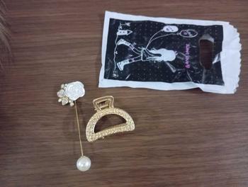 Product Review of Jepit Jedai Rambut CLASSIC GOLD Korea Fashion Jepitan Klip Aksesoris Cewek Hair Pin Clip from N** N**g 0