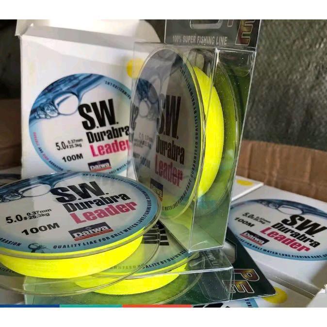 dù câu cá daiwa sw 50m siêu bền siêu rẻ có màu xám , vàng