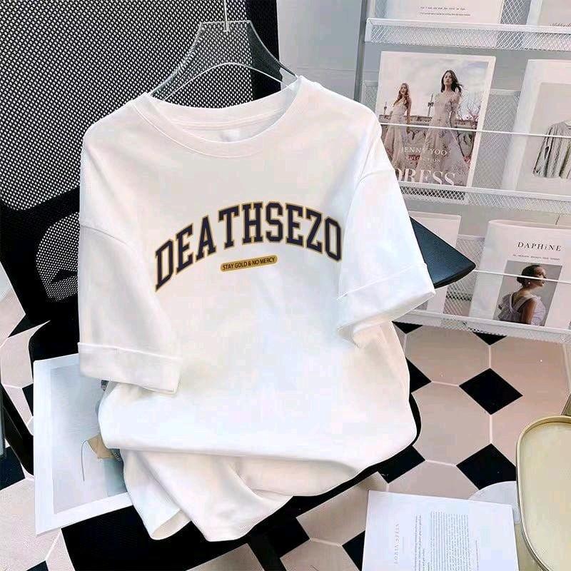silpiishopp| T-shirt Oversize Lengan Pendek Kaos scarf print Needed 2