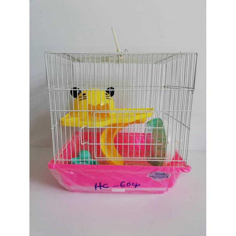 HC604 Hamster Cage Set 28cm x 21cm x 31cm [Random Color]