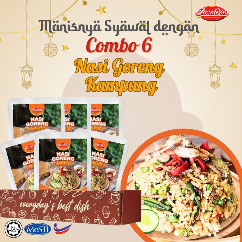 [Syawal Promo] Combo 6 Nasi Goreng Kampung Instant Travel Food - TikTok ...