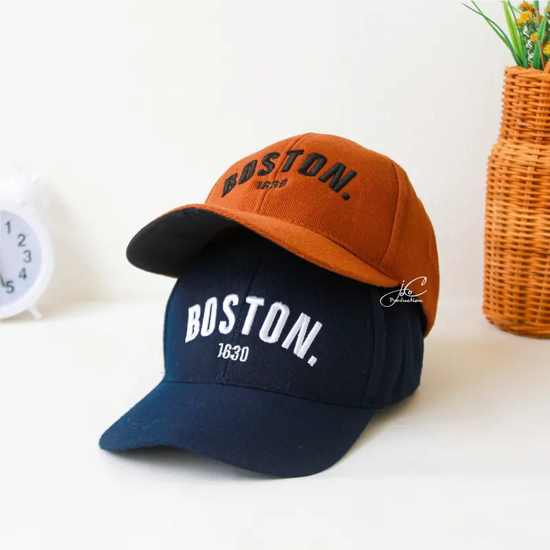 Jocoproduction - Topi Fashion Anak Unisex Laki Laki Perempuan Topi BASEBALL Anak Cewek Cowok Premium 2 tahun – 7 tahun Bordir BOSTON Denim 5