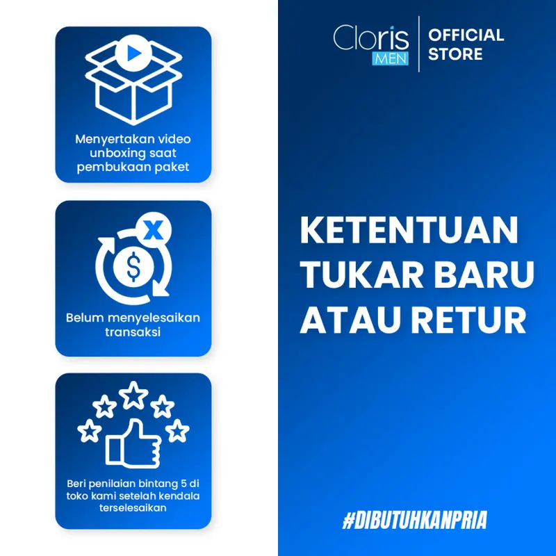 Clorismen Paket Hemat Cloris Men Soap 80g & Brightening Cream - Skincare Perawatan Wajah Pria Pembersih Muka Krim Pelembab Memutihkan Cerahkan Mengecilkan Pori-pori 8