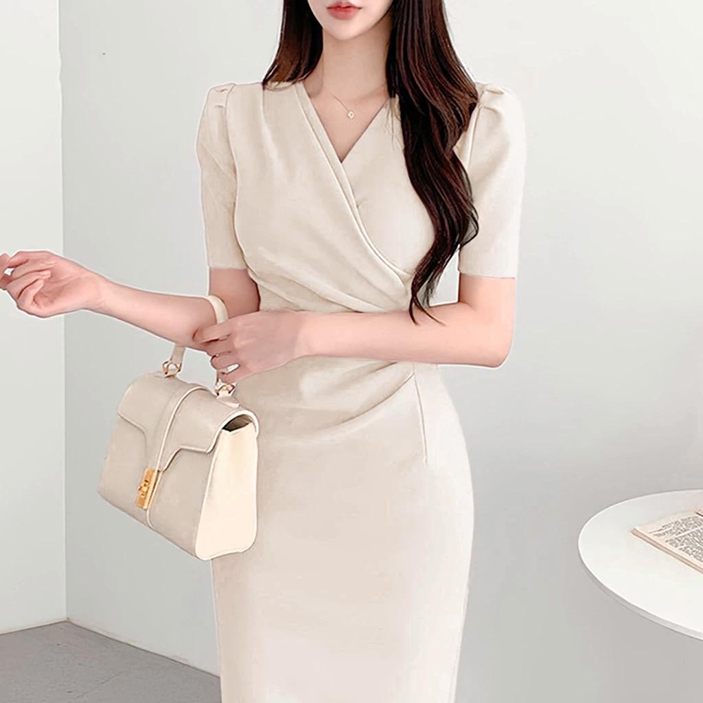 25016 summer MIDI beige dress for women formal elegant beige long dress plus size for civil wedding nude L - TikTok Shop Philippines 25016 summer MIDI beige dress for women formal elegant beige long dress plus size for civil wedding nude L - TikTok Shop Philippines