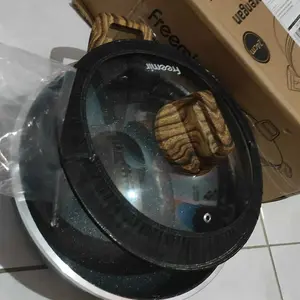 [SPECIAL CREHOM] freemir Wajan Panci Kuping 24 Cm Anti Lengket Premium Coating Granit Tebal Kuat Tahan Lamna Multifungsi Alat Masak Perlengkapan Dapur