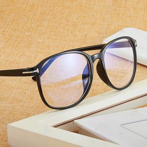 FS Retro Round Frame Glasses anti blue light blocking glass transparent frame spec glasses oversized frame sunglasses black eyewear spec glasses