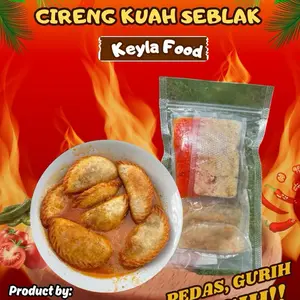 Cireng KUAH SEBLAK isi ayam suwir 8 pcs enak pedas