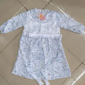 Gamis Malika Anak Perempuan Bahan Crinkle Airflow Motif Floral Usia 1-12 Tahun Cocok untuk Lebaran Viral Gamis Muslimah Anak dengan Desain Elegan dan Nyaman