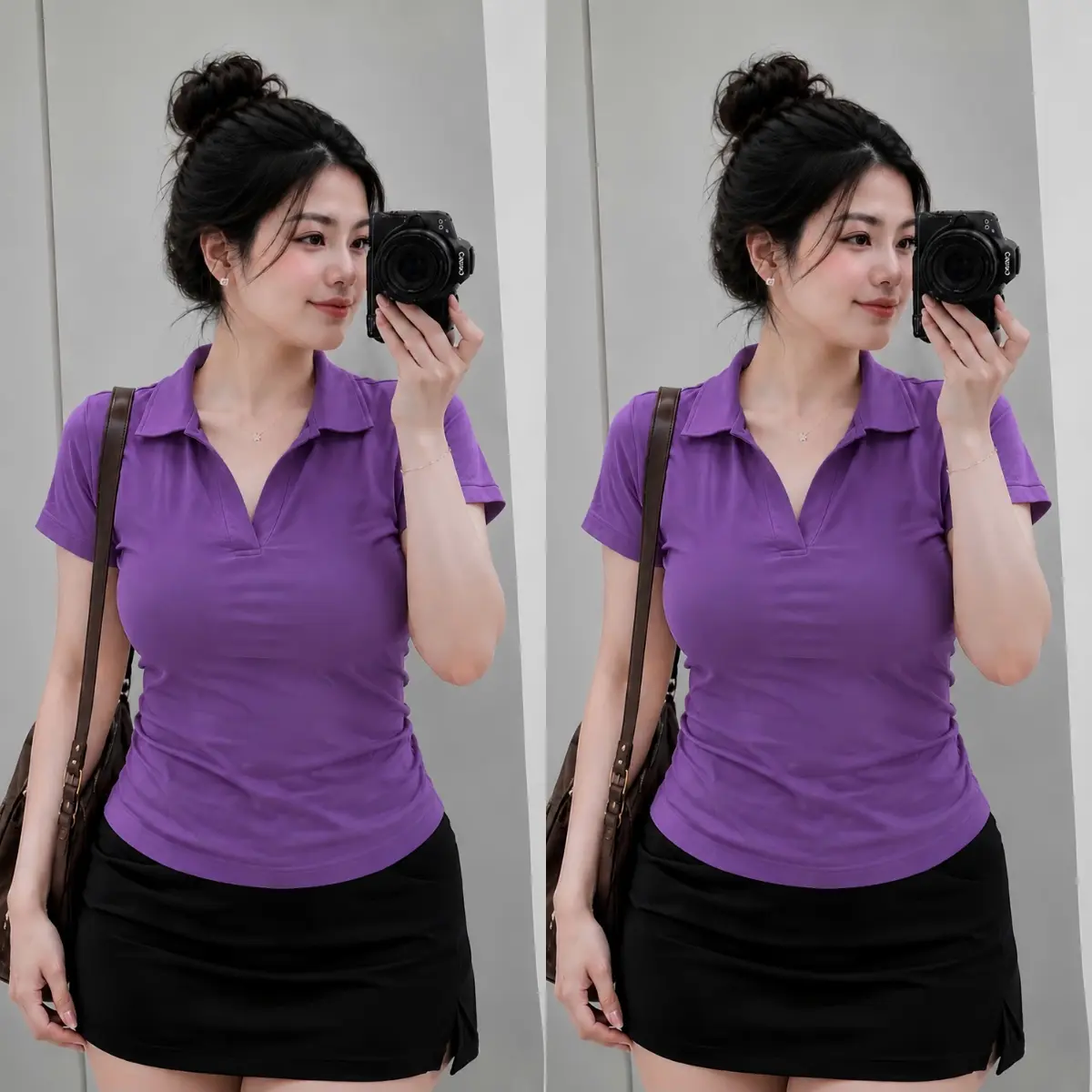 Áo thun bigsize nữ tay ngắn cổ bẻ polo chất thun borip thái mềm mịn co giãn - ACB | BigBuy360 - bigbuy360.vn Áo thun bigsize nữ tay ngắn cổ bẻ polo chất thun borip thái mềm mịn co giãn - ACB | BigBuy360 - bigbuy360.vn