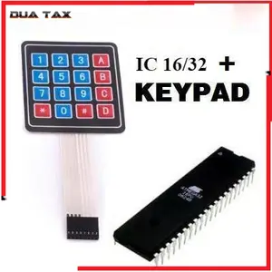 IC PROGRAM POM MINI ATMEGA 16 / 32 A & KEYPAD TOMBOL MATRIX 4X4 PERTAMINI DIGITAL