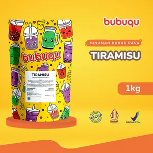 Tiramisu Latte Powder Drink Bubuqu 1 Kg - Minuman Bubuk Tiramisu Susu