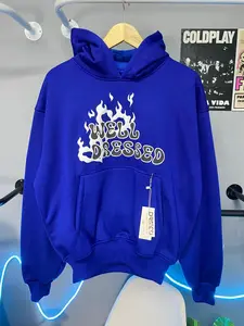 Hoodie Boxy Well Dressed Print Foaming And Gliter Aksen DRN x MON design