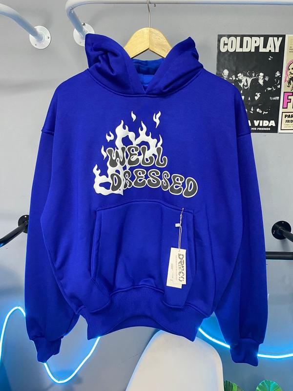 Hoodie Boxy Well Dressed Print Foaming And Gliter Aksen DRN x MON design 0