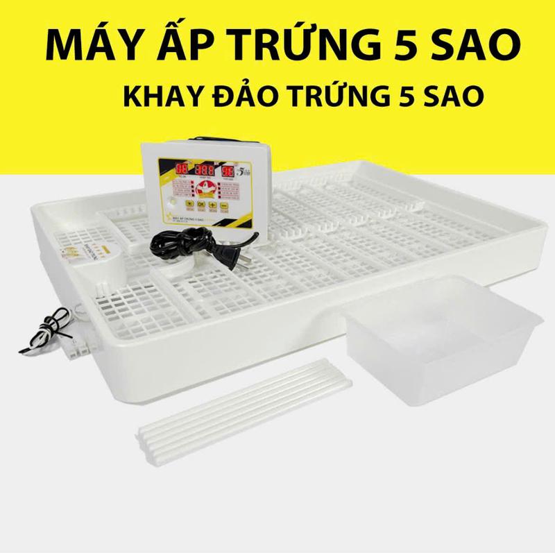 MÁY ẤP TRỨNG 5 SAO + KHAY ĐẢO 5 SAO CAO CẤP