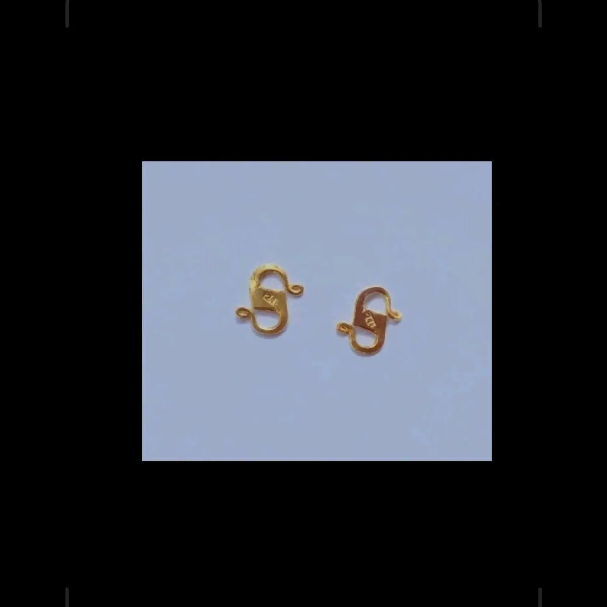 KOKOT/PENGAIT GELANG KALUNG CAP 24K LAPIS EMAS ASLI untuk kalung dan gelang 1 sampai 5 suku.