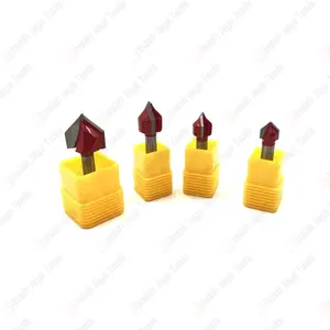 Nikkei Router Bit V Groove 10 12 16 19 Mm Mata Profil Vee Tekuk Acp