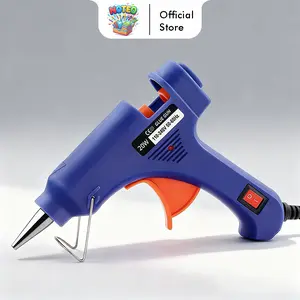Lem Tembak Mini 20 Watt Hot Glue Gun - Alat Perekat Serbaguna Anti Tumpah BU-1122