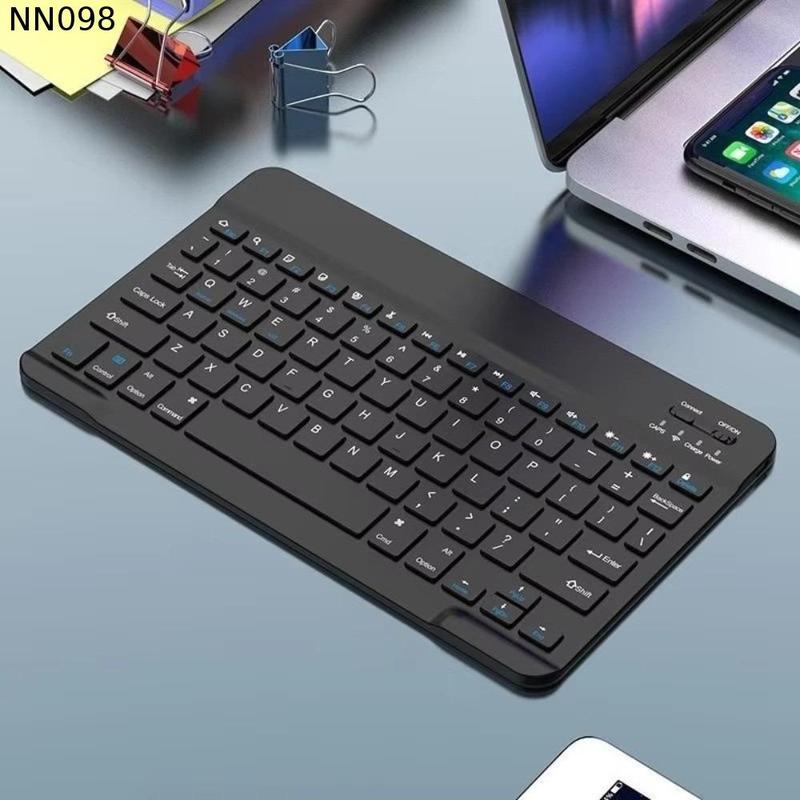 NN098 Phổ quát 10 inch Bàn phím mini Có thể sạc lại Siêu mỏng Bàn phím Bluetooth Không dây Kích thước nhỏ Bàn phím di động Sử dụng trong văn phòng