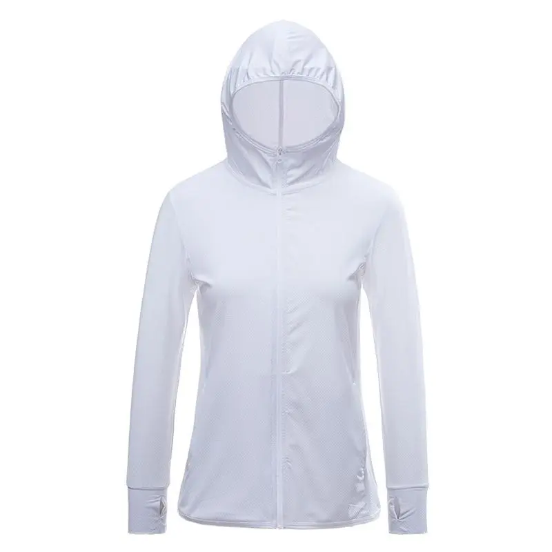 Jaket Lari Wanita UV Protector/Jaket Anti Sinar UV/Jaket Olahraga Lari Jumbo