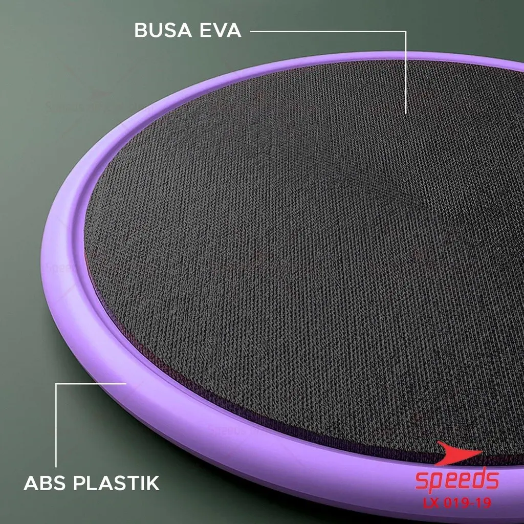 SPEEDS Slider Disc Gliding Disc Power Slider Plate Fitness Core Slider Bundar Olahraga 019-19