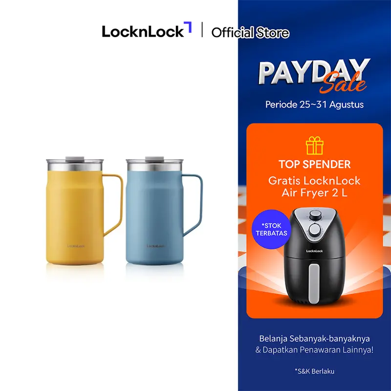 LocknLock Tumbler Metro Mug 600ml 0