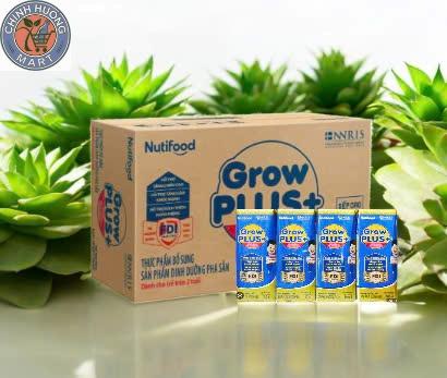  Thùng 48 Hộp 110ml-180ml Sữa Công Thức Pha Sẵn Grow Plus Xanh Đậm Nutifood Dinh Dưỡng Tối Ưu 
