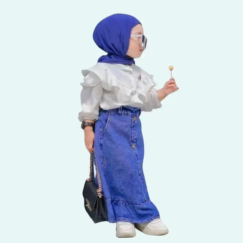 Blouse INARA Couple Ibu dan Anak Perempuan / Blouse Crinkle Airflow Baju Pasangan Mom Atasan Dewasa Keluarga